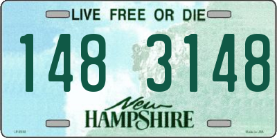 NH license plate 1483148