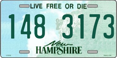 NH license plate 1483173