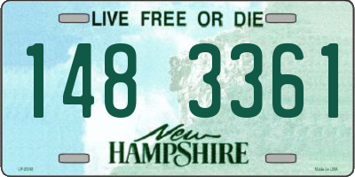 NH license plate 1483361
