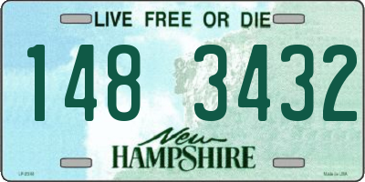 NH license plate 1483432