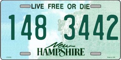NH license plate 1483442