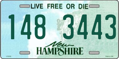 NH license plate 1483443
