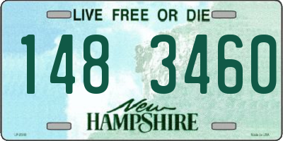 NH license plate 1483460
