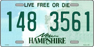 NH license plate 1483561