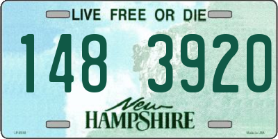 NH license plate 1483920