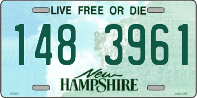NH license plate 1483961