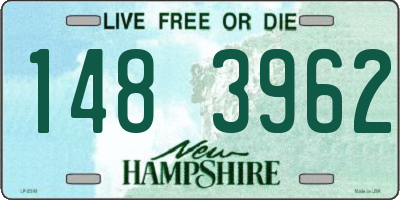 NH license plate 1483962