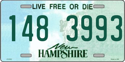 NH license plate 1483993