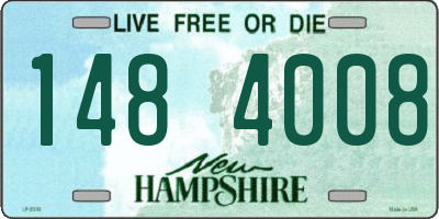 NH license plate 1484008