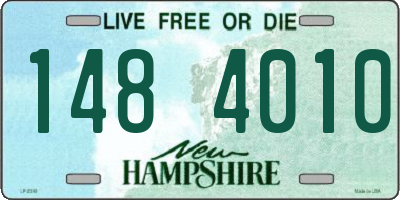NH license plate 1484010
