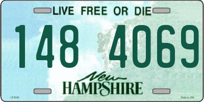 NH license plate 1484069
