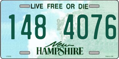 NH license plate 1484076