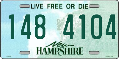 NH license plate 1484104