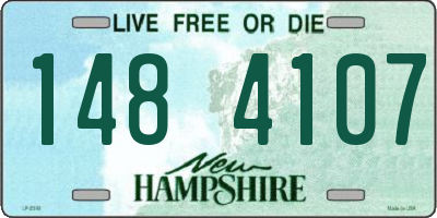 NH license plate 1484107