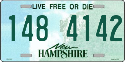 NH license plate 1484142