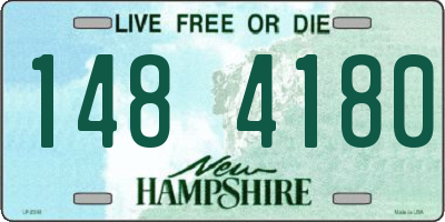 NH license plate 1484180