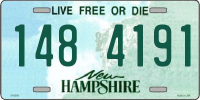 NH license plate 1484191
