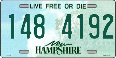 NH license plate 1484192