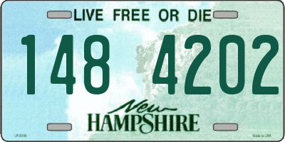 NH license plate 1484202
