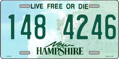 NH license plate 1484246
