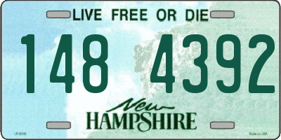NH license plate 1484392