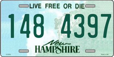 NH license plate 1484397