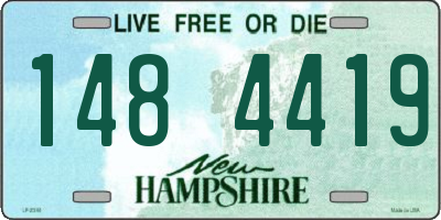 NH license plate 1484419