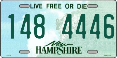 NH license plate 1484446