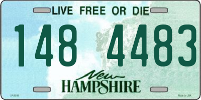 NH license plate 1484483