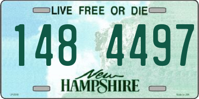 NH license plate 1484497
