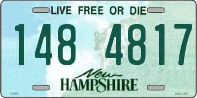 NH license plate 1484817