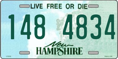 NH license plate 1484834