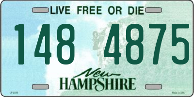 NH license plate 1484875