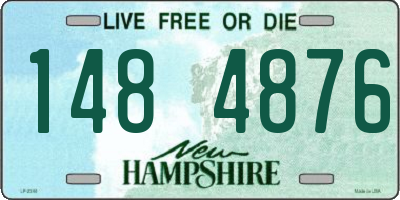 NH license plate 1484876