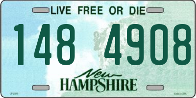NH license plate 1484908