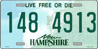 NH license plate 1484913