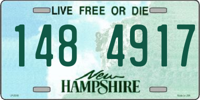 NH license plate 1484917