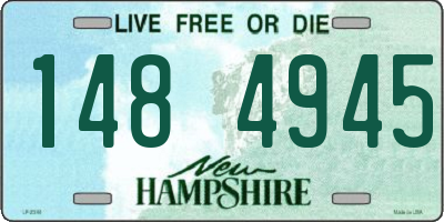 NH license plate 1484945