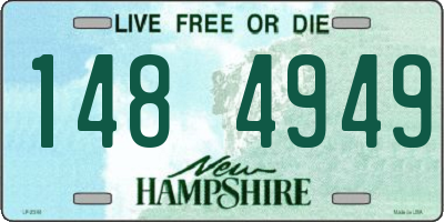 NH license plate 1484949