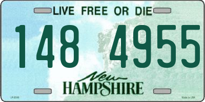 NH license plate 1484955