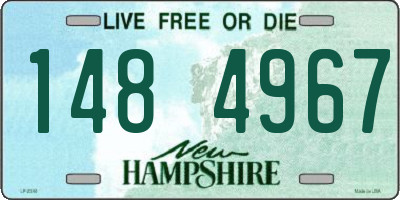 NH license plate 1484967