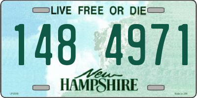 NH license plate 1484971