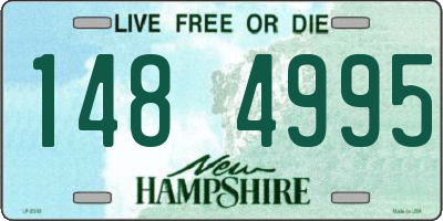 NH license plate 1484995
