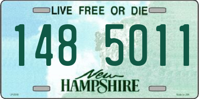 NH license plate 1485011