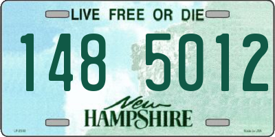 NH license plate 1485012