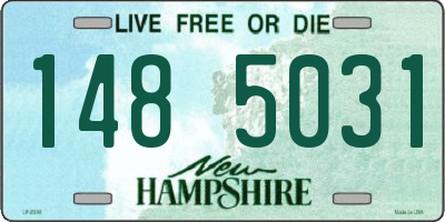 NH license plate 1485031