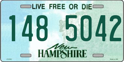 NH license plate 1485042