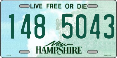 NH license plate 1485043