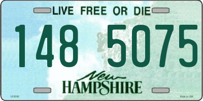 NH license plate 1485075