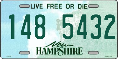 NH license plate 1485432